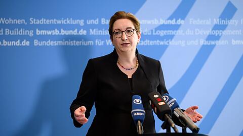 "Keine Daten müssen neu erhoben werden": Bundesbauministerin Klara Geywitz.