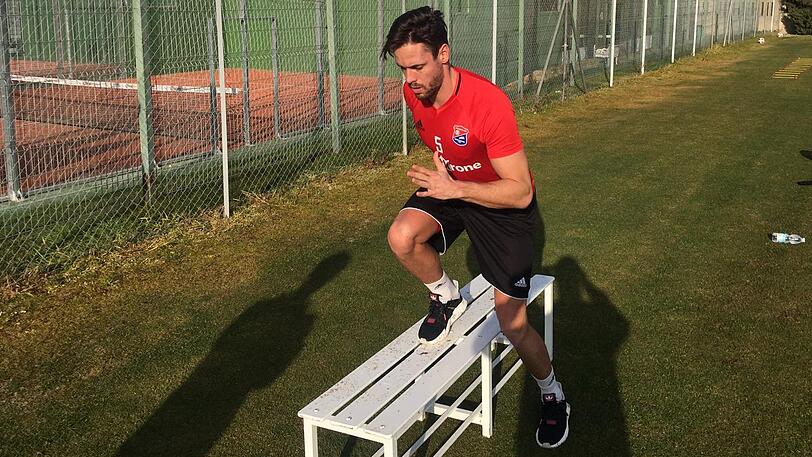 Josef Welzmüller bei der Reha