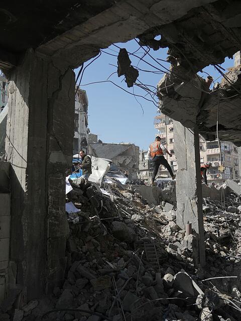 Zerst&ouml;rte H&auml;user im Gazastreifen. (Archivbild)