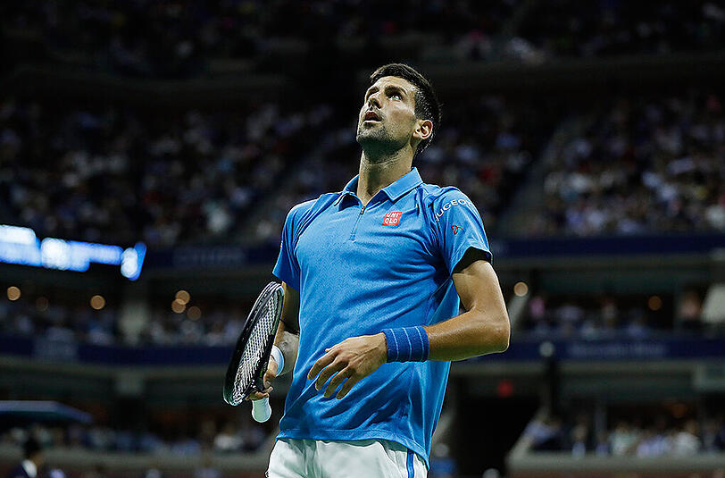 Novak Djokovic steht im Halbfinale der US Open.