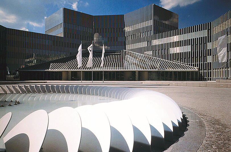 1990 eröffnet: das Forschungs- und Innovationszentrum (FIZ) Am Hart.