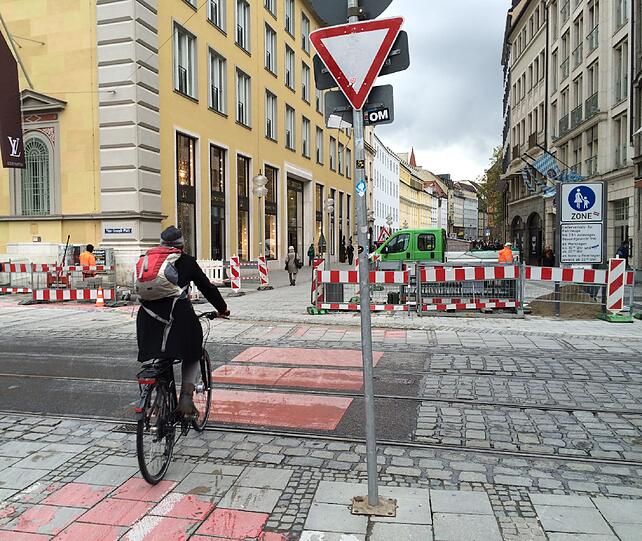 Bleibt zu hoffen, dass sich jeder an die Schrittgeschwindigkeit hält.