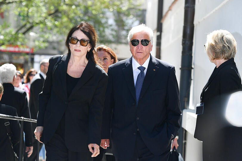 Iris Berben (l.) war eine Weggef&auml;hrtin aus Film und Fernsehen.