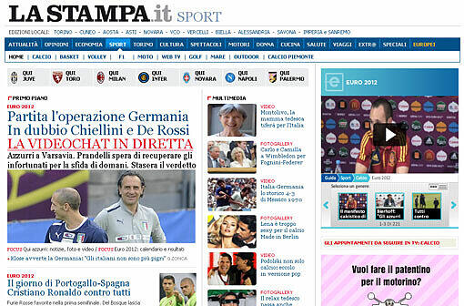 Chiellini und de Rossi? "La Stampa" spekuliert über die Aufstellung in der italienischen Abwehr.