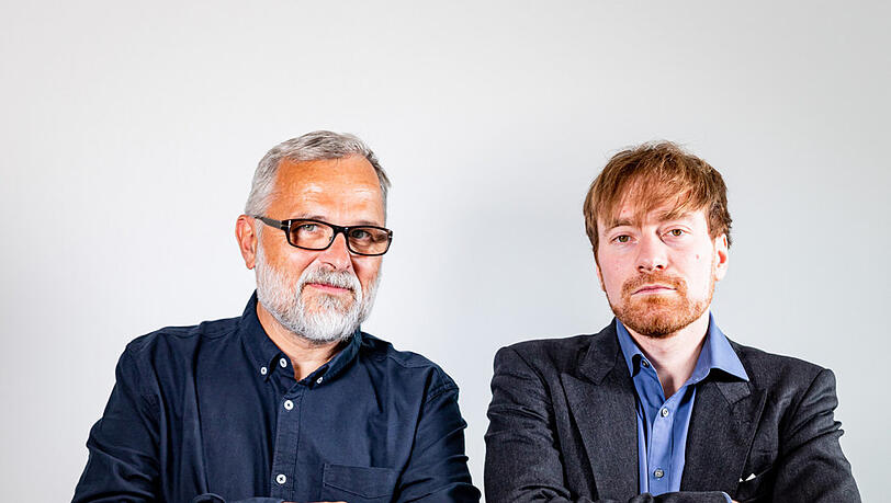 Alexander Schiebel und Karl Bär (r.) stehen in Italien vor Gericht.