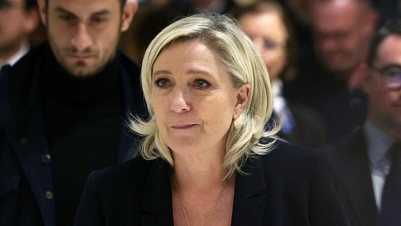 Die französische Rechtsnationale Marine Le Pen. Die französische Rechtsnationale Marine Le Pen.