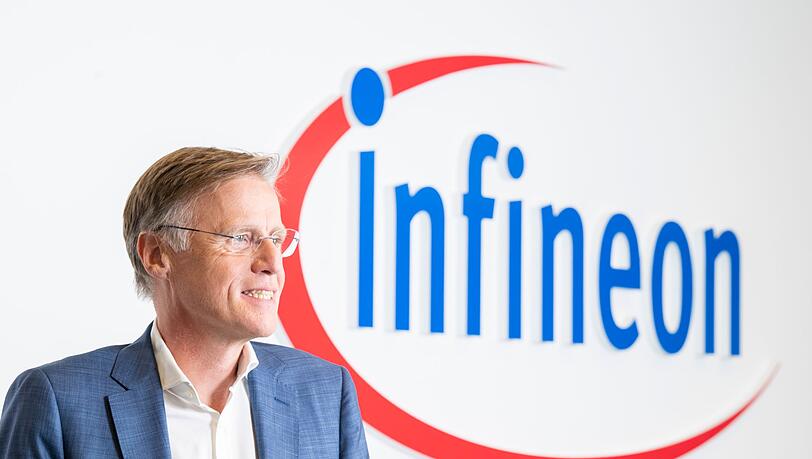 Infineon-Chef Jochen Hanebeck: Neben Autos könnten die neuen Produkte auch in humanoiden Robotern zu Einsatz kommen. (Archivbild)