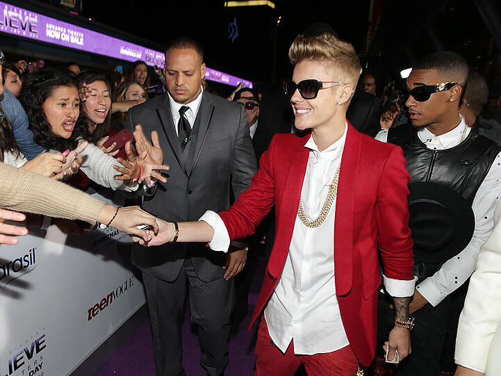 Justin Bieber im Dezember 2013 in Los Angeles