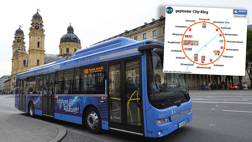 Fast wie in Berlin: ohne Umsteigen einmal quer durch die Stadt. München hat bald eine Ringbuslinie.