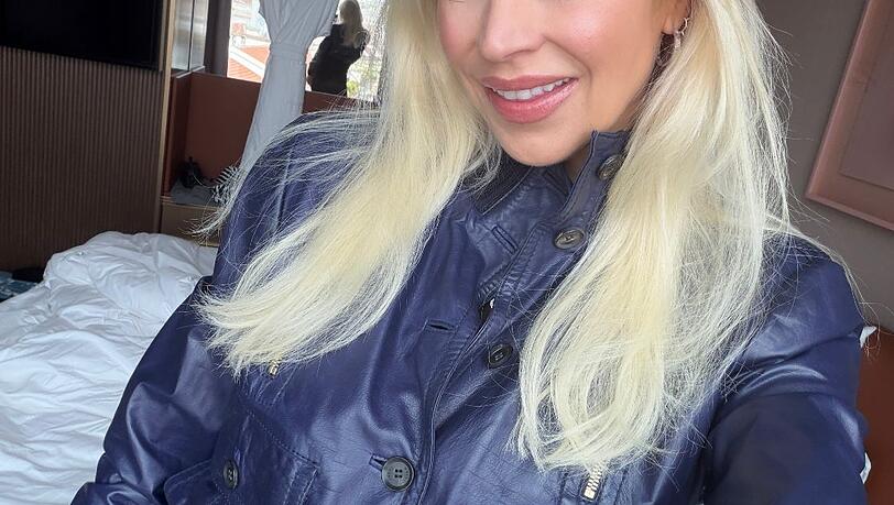 Verena Kerth tr&auml;gt die Gucci-Jacke, die Madonna vor wenigen Tagen als vermisst gemeldet hat.