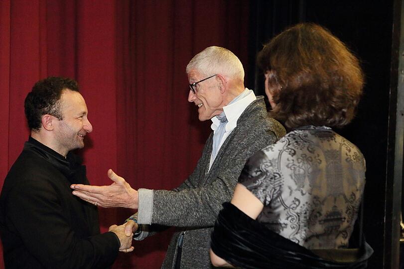 Sir Peter Jonas mit Kirill Petrenko nach der Premiere von "Tannhäuser".