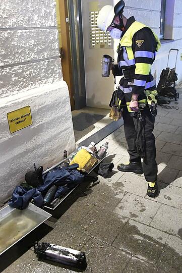 Menschen wurden nicht verletzt.