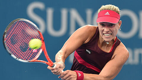 Nach dem ersten Satz ging's bergab. Angelique Kerber scheiterte in Brisbane an der Ukrainerin Jelina Switolina mit 6:4, 5:7, 3:6.