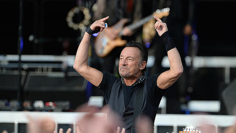 Bruce Springsteen begeisterte bei seinem Auftritt im Olympiastadion am 17. Juni 2016. Bruce Springsteen begeisterte bei seinem Auftritt im Olympiastadion am 17. Juni 2016.