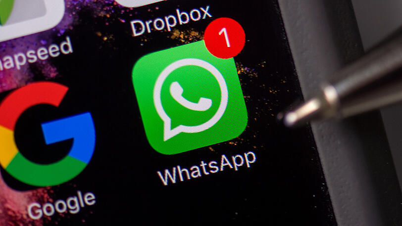Whatsapp-Nutzer mussten am Mittwochabend auf ihren Messenger verzichten. (Symbolbild)