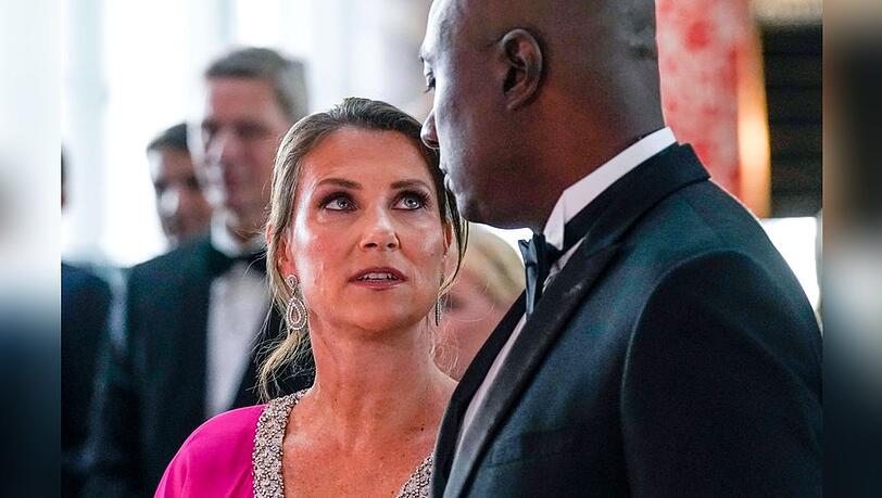 Prinzessin Märtha Louise und Durek Varrett beim 18. Geburtstag von Prinzessin Ingrid Alexandra.