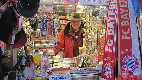 Der Kiosk von Heiner von Hausen ist an sich schon sehenswert.