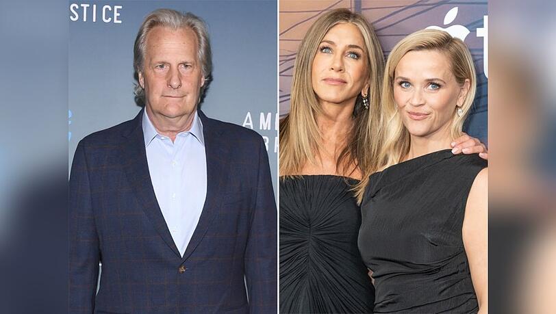 Jeff Daniels steht f&uuml;r "The Morning Show" bald mit Reese Witherspoon (r.) und Jennifer Aniston vor der Kamera.