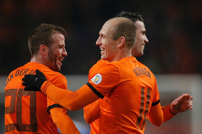 Arjen Robben spielt mit den Niederlanden in Frankreich.