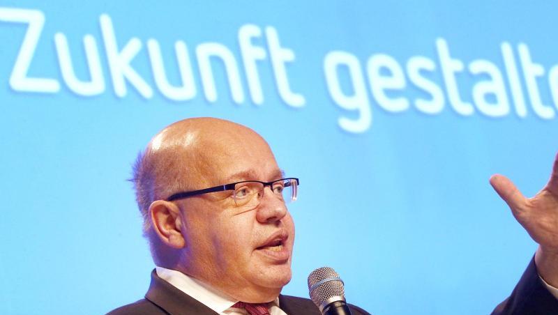 Peter Altmaier (CDU), Bundeswirtschaftsminister, spricht auf dem Deutschen Arbeitgebertag 2019 unter dem Schriftzug "Zukunft gestalten". Peter Altmaier (CDU), Bundeswirtschaftsminister, spricht auf dem Deutschen Arbeitgebertag 2019 unter dem Schriftzug "Zukunft gestalten".