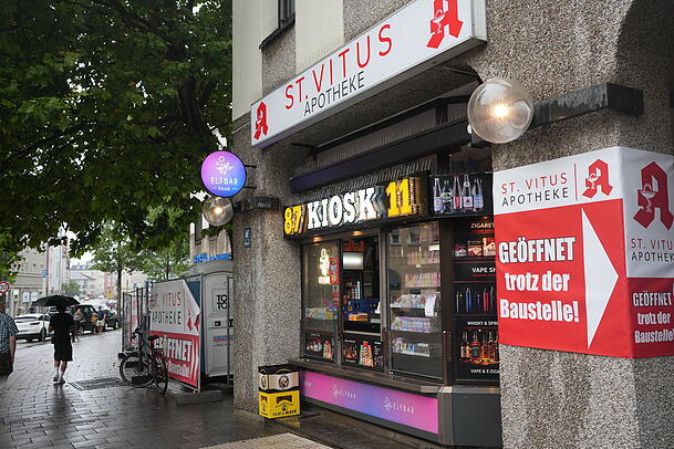 Schon jetzt ist das Angebot an Kiosken rund um den Harras groß. Kürzlich eröffnete hier der "Kiosk 11". Schon jetzt ist das Angebot an Kiosken rund um den Harras groß. Kürzlich eröffnete hier der "Kiosk 11".