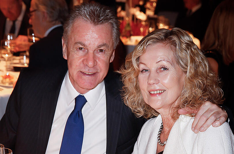 Ottmar Hitzfeld und Ehefrau Beatrice.