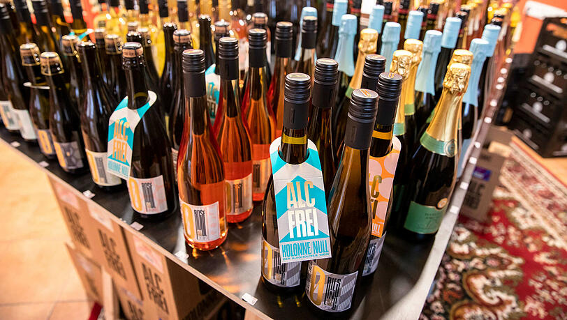 Sekt und Wein – alles alkoholfrei.