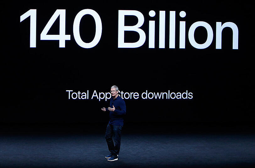 Auf der Apple Keynote in San Francisco wurden die neuen Produkte des Konzerns vorgestellt - darunter auch das neue iPhone 7: Klicken Sie sich durch die Bilder der Präsentation.