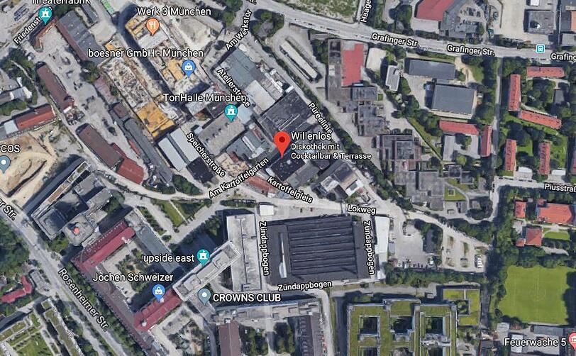 In der Discothek im Werksviertel passierte die brutale Tat.