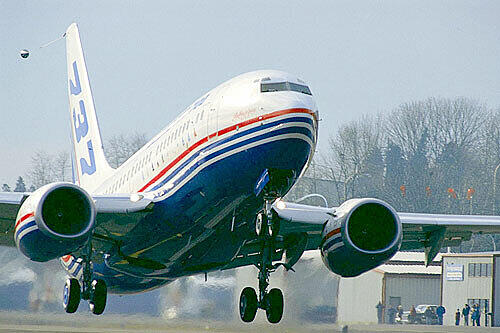 Eine Boeing 737