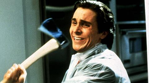Christian Bale in "American Psycho": Die Maske ist sein Gesicht.