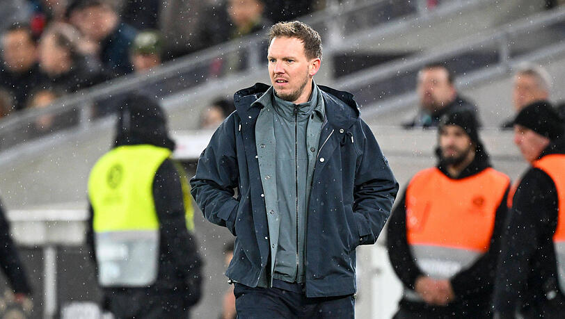 Ger&auml;t immer mehr in den Fokus der Kritiker: Bundestrainer Julian Nagelsmann