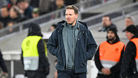 Ger&auml;t immer mehr in den Fokus der Kritiker: Bundestrainer Julian Nagelsmann