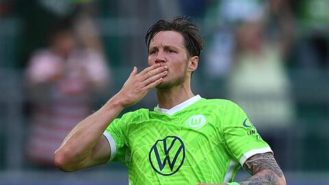 Top-Torjäger Wout Weghorst schoss Wolfsburg gegen Bochum zum Sieg.