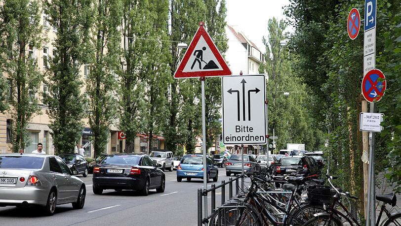 So schaut ein neuer Radlstellplatz aus – er steht in der Lindwurmstraße. So schaut ein neuer Radlstellplatz aus – er steht in der Lindwurmstraße.