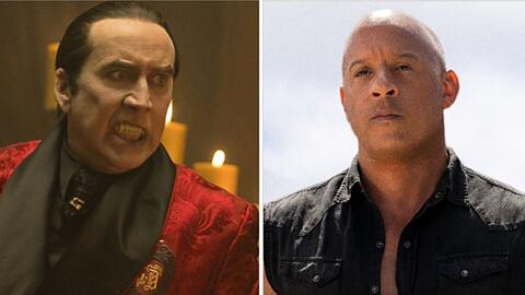 Theatralisch bis übercool: Nicolas Cage (li.) als furioser Vampirfürst Dracula und Vin Diesel als stoischer PS-Held Dom.