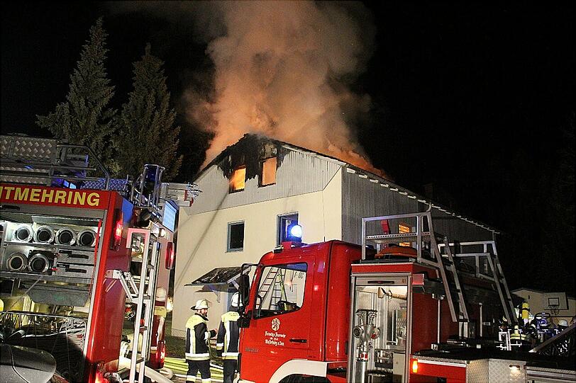 Bilder vom Feuerwehreinsatz.