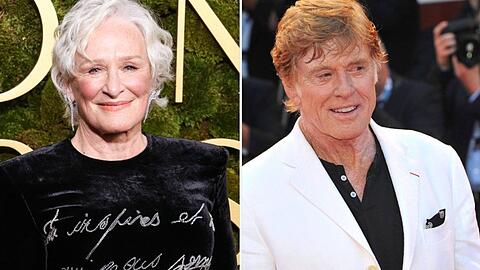 Glenn Close und Robert Redford standen für den Sportfilm "Der Unbeugsame" gemeinsam vor der Kamera.