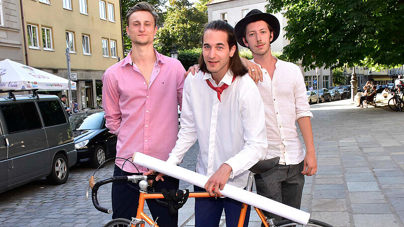Jung-Stars (von links): Oleg Tikhomirov ("Babylon Berlin"), Thomas Hauser (Kammerspiele), Max Mauff ("Victoria").