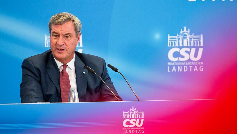 Markus Söder fordert Konsequenzen aus dem Linken-Sieg in Berlin. Markus Söder fordert Konsequenzen aus dem Linken-Sieg in Berlin.