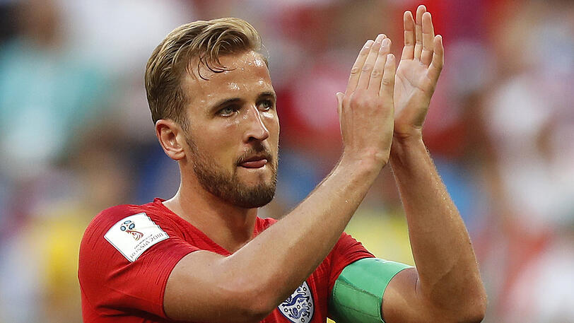 Englands Torjäger Harry Kane nach dem 2:0 im Viertelfinale gegen Schweden.