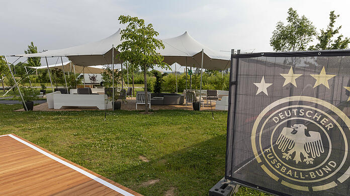 Die deutsche Nationalmannschaft wohnt im "Home Ground" in Herzogenaurach.