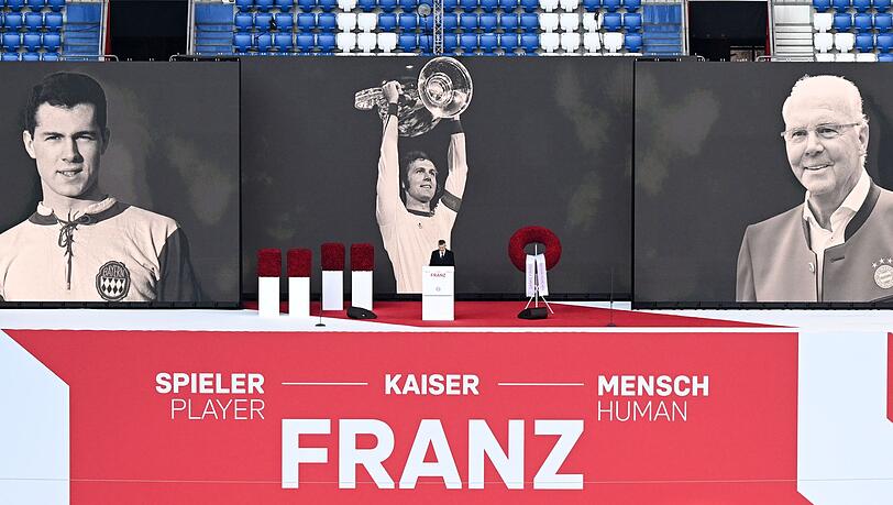 "Er wird uns fehlen als Persönlichkeit, als Mensch", sagte FCB-Präsident Herbert Hainer bei der Trauerfeier für Franz Beckenbauer.