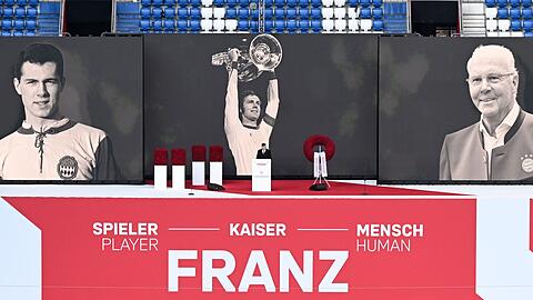 "Er wird uns fehlen als Persönlichkeit, als Mensch", sagte FCB-Präsident Herbert Hainer bei der Trauerfeier für Franz Beckenbauer.