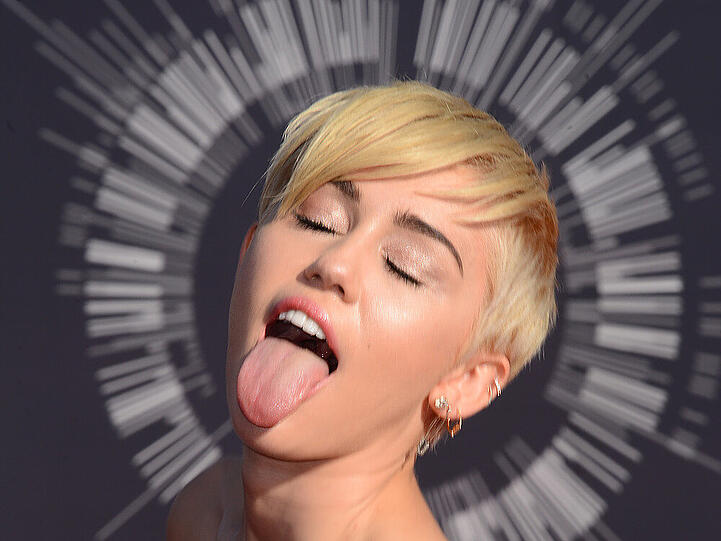 Miley Cyrus bei den MTV Video Music Awards Ende August in Inglewood, Kalifornien
