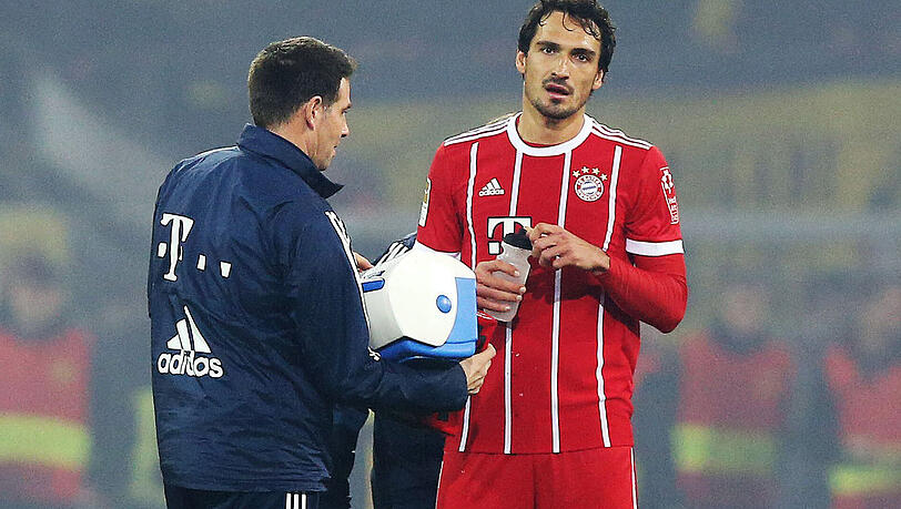 Keine Auswechslung: Mats Hummels musste sich durchbeißen. Keine Auswechslung: Mats Hummels musste sich durchbeißen.