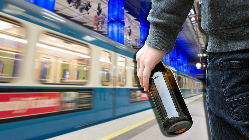Der Bierflaschen-Angriff begann mit einem Streit in einer U-Bahnstation.