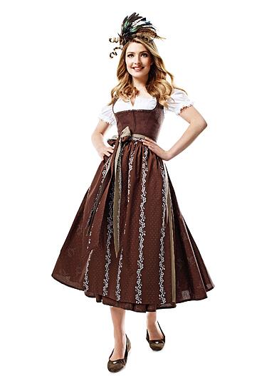 Trendy: Das Lodenfrey Wiesndirndl in Braun.