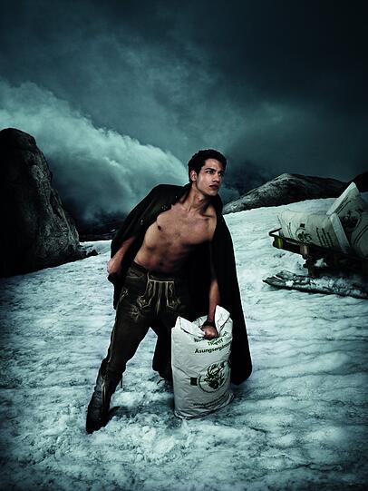 Dezember: Stefan friert auch im Winter nicht.
