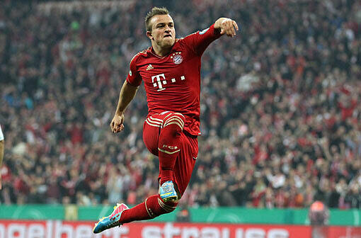 Und jubeln kann er auch noch: Shaqiri hat das Zeug zum Stammspieler &ndash; und zum Publikumsliebling.